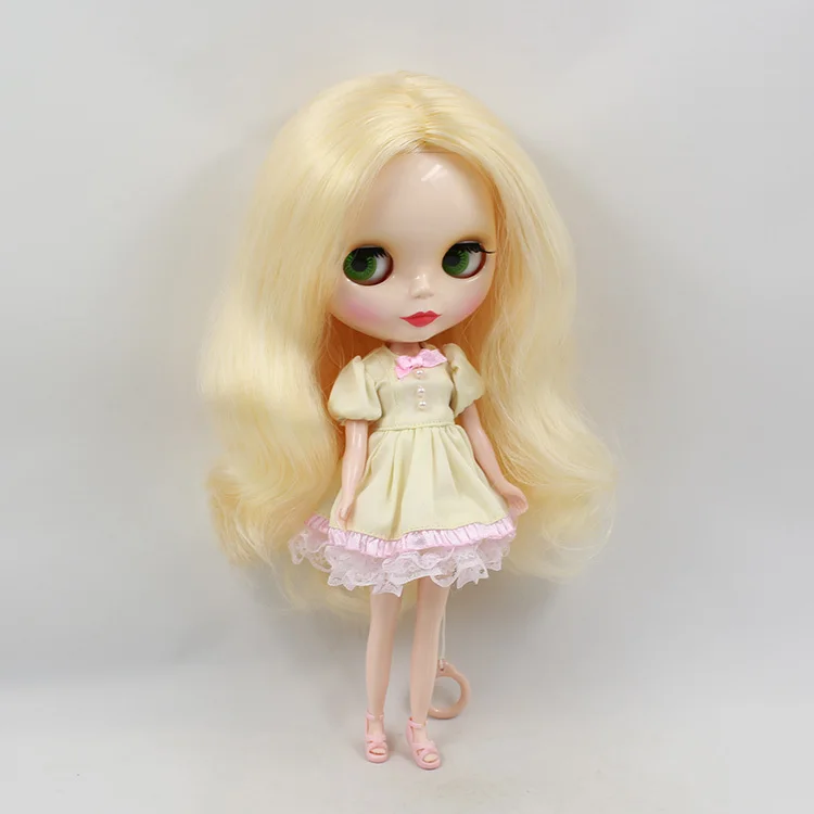 Бесплатная доставка Стоимость обнаженные куклы Блит светлые волосы