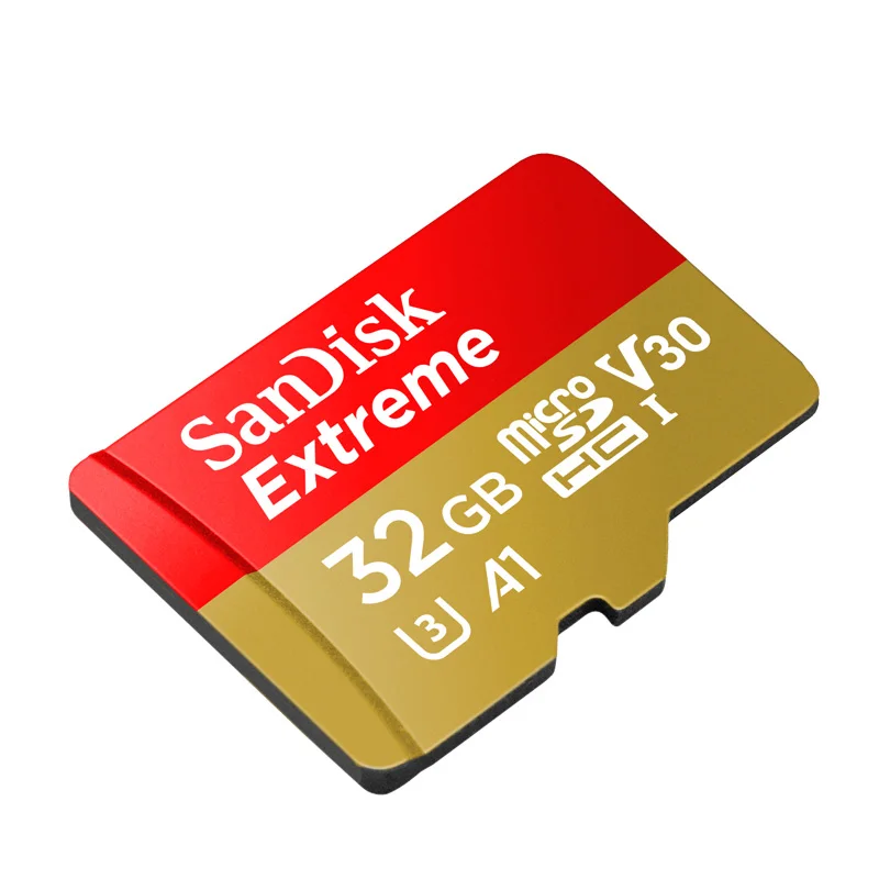 SanDisk Extreme 32 Гб microSDHC C10 micro SD карта 64 класс 10 памяти microsd tf cartao de memoria U3 V30 A1 для 4K|cartao