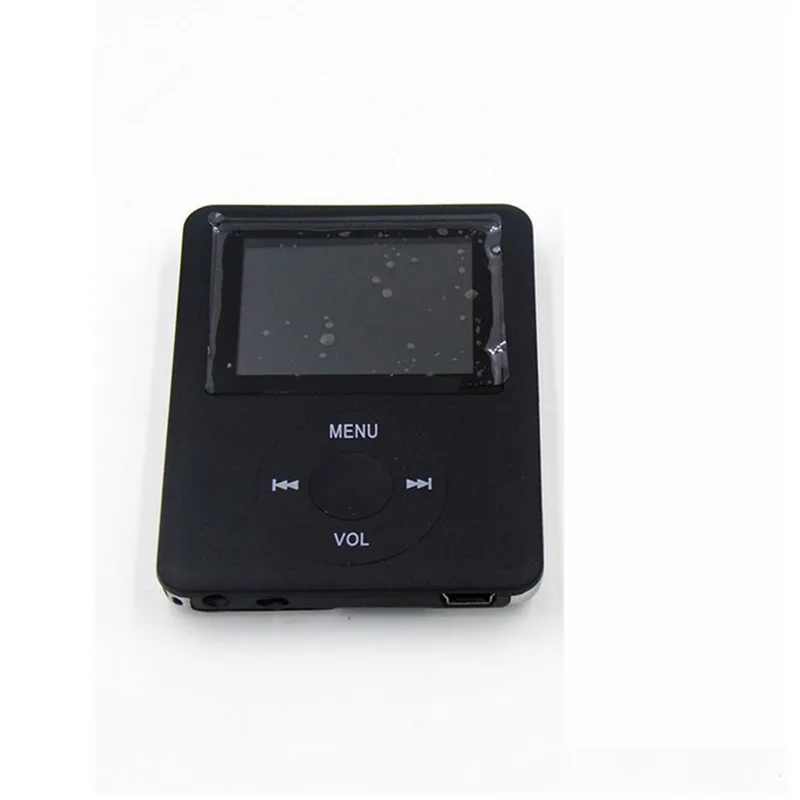 black Горячий USB цифровой mp3-плеер тонкий 1,8 дюймовый плеер с ЖК-дисплеем видео игры кино радио FM 3th поколение плеер Поддержка micro SD карты - Цвет: black