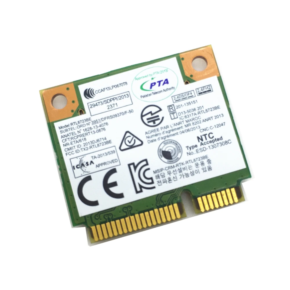 Сетевая карта для Realtek RTL8723BE 300M 802.11b/g/n Bluetooth 4 0 04W3813 MINI PCI Express E540 S440 S540|realtek network|s540realtek