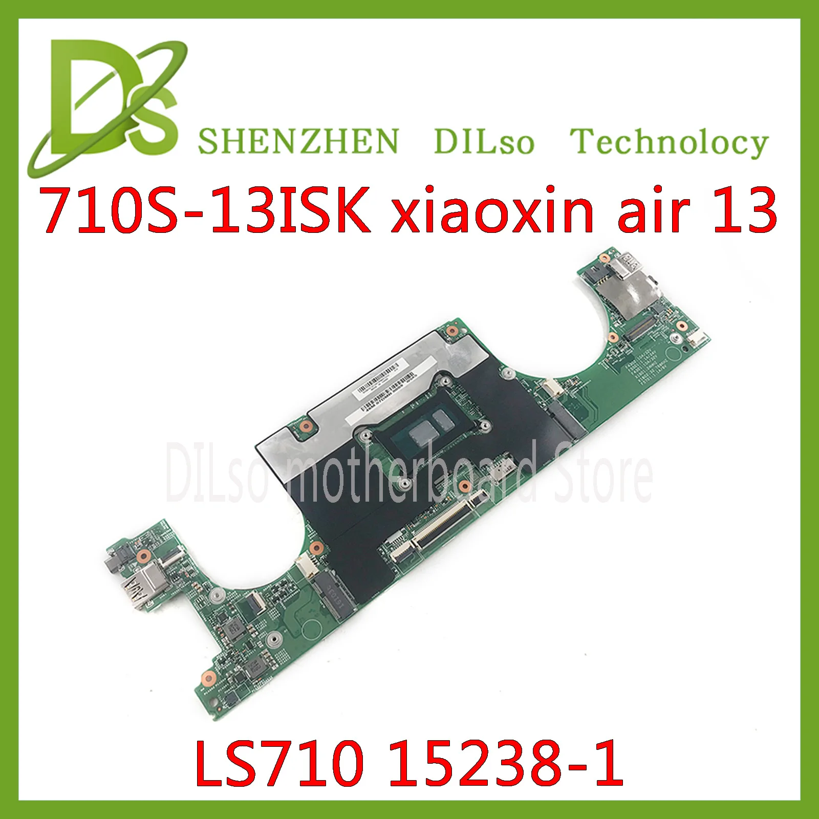 Online KEFU LS710 15238-1 Motherboard Für Lenovo Ideapad 710S-13ISK Xiaoxin Air 13 Laptop Motherboard I3-7100 CPU 4GB Getestet Original