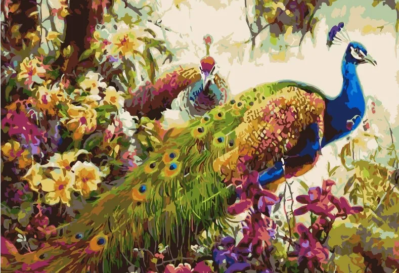 Картина сделай сам по номерам декоративные настенные картины для гостиной