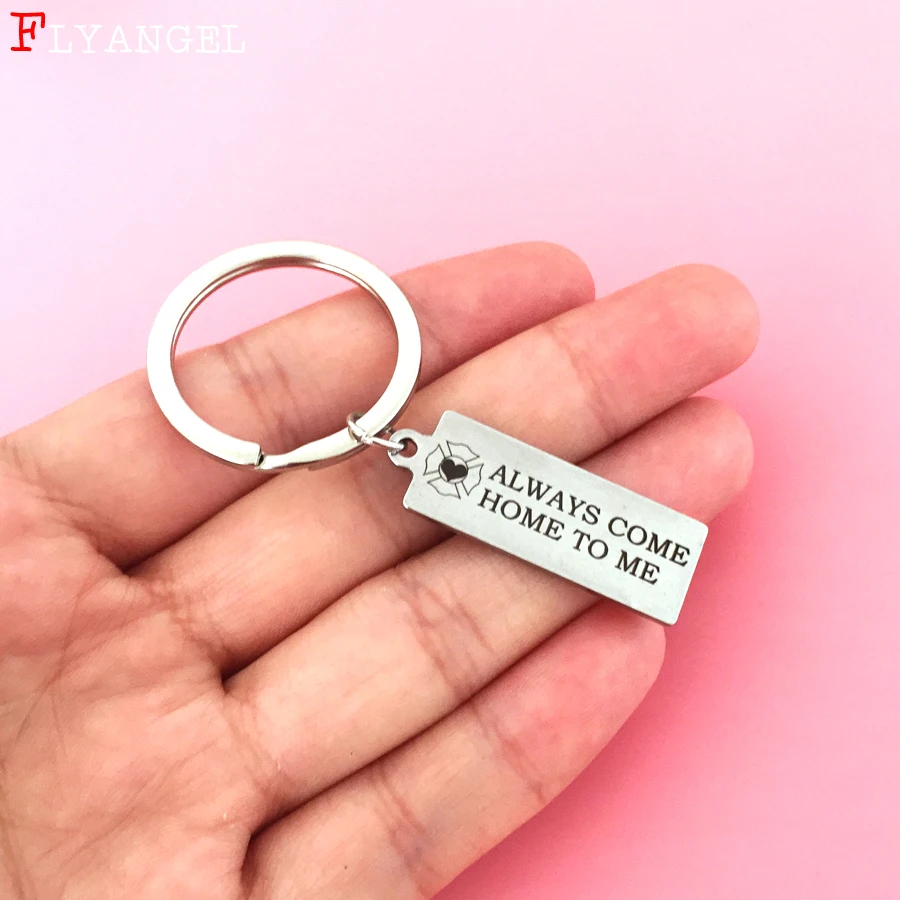 Модные ювелирные изделия женский брелок с гравировкой всегда обращайтесь ко мне