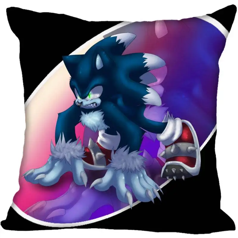 Квадратный чехол для подушки на заказ Sonic the Hedgehog, Наволочка на молнии, чехол 40x40,45x45 см(с одной стороны - Цвет: Pillowcase 26