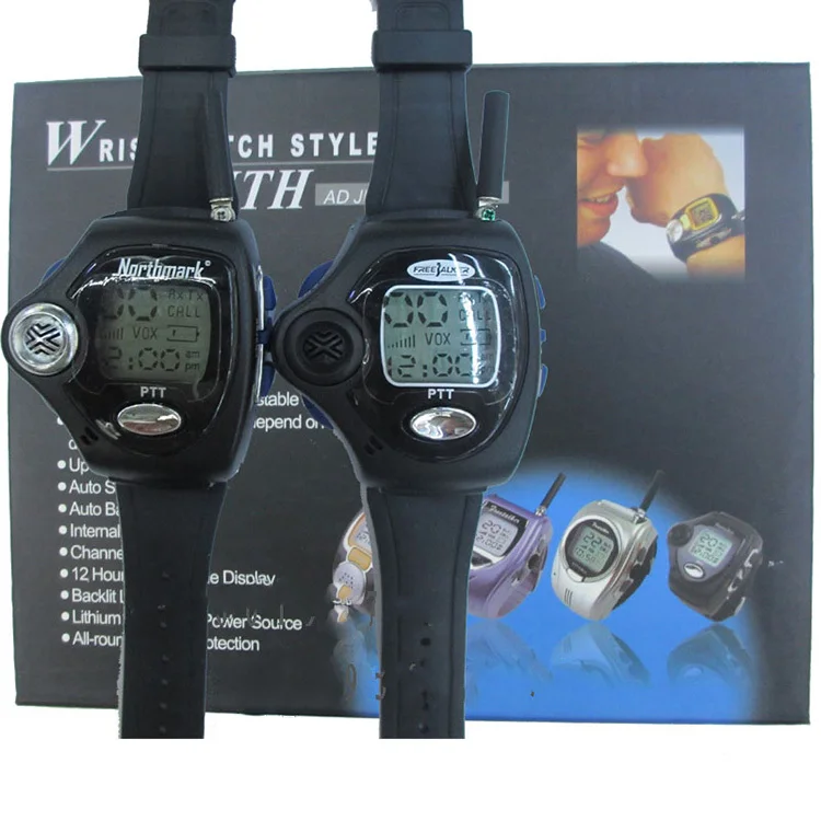1 пара наручных часов цифровые наручные часы Freetalker RD-820 Walkie Talkie Ham Radio Interphone 2-Way Radio с VOX operation