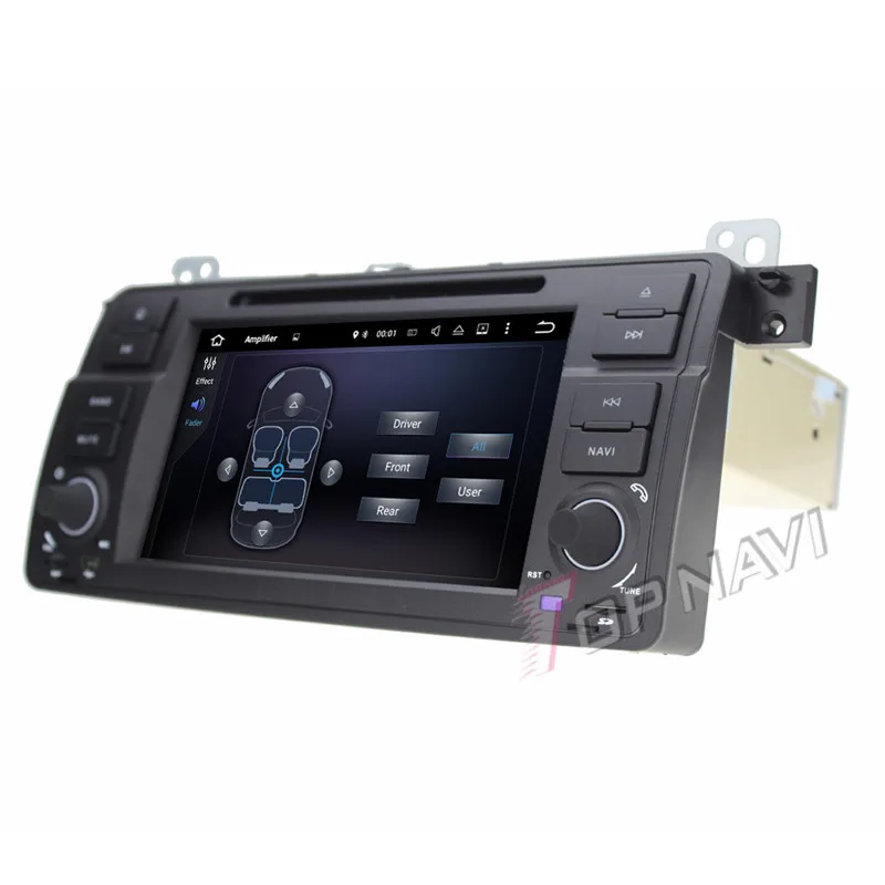 Topnavi Android 7 1 автомобильный dvd плеер для BMW 3 серии E46 (1998 1999 2000 2001 2006)/M3/MGZT 7/Rover75 (2001 2004)