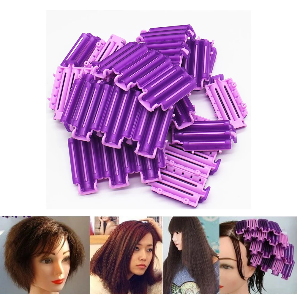 45pcs/bag Hair Clip Wave Perm Rod Bars Corn Curler Fluffy Clamps Rollers Roots Styling Cold Perming Tools | Красота и здоровье