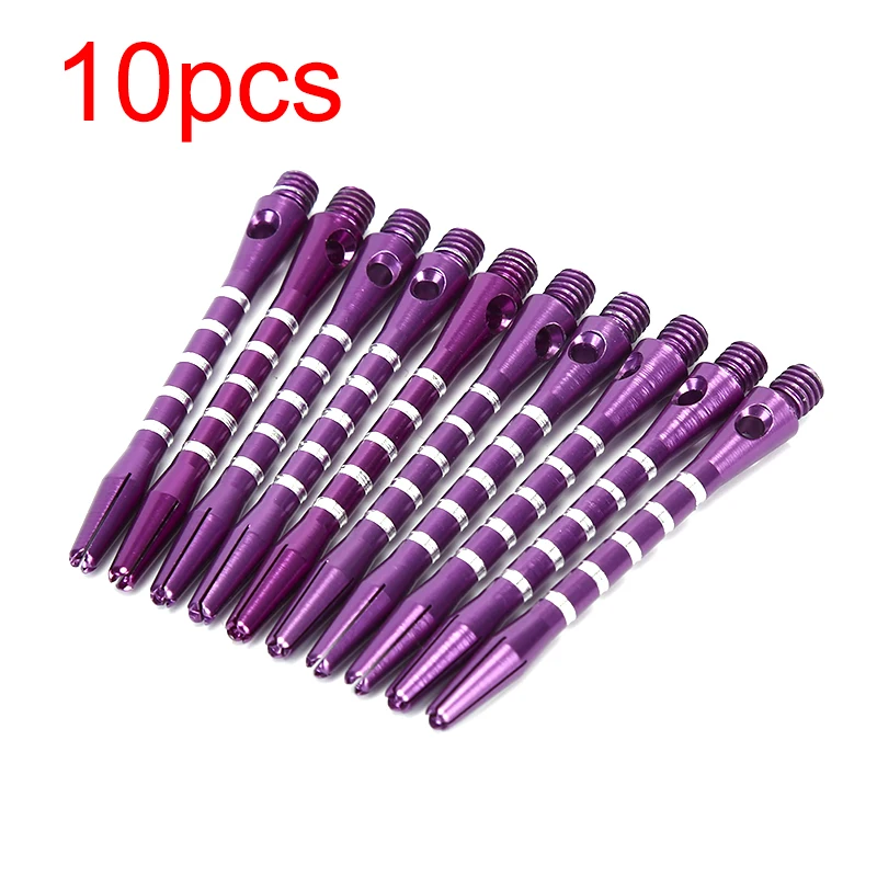 

6 Colors Aluminum Medium Darts Shafts Harrows Dart Stems Throwing Length 53mm Dart Stems Throwing Toy 10pcs/lot