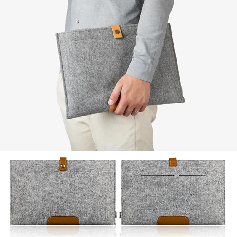 Легкий вес Мода Шерсть фетр рукава сумка 11 13 14 15 4 6 дюймов 17 для Macbook Air Pro retina ультра