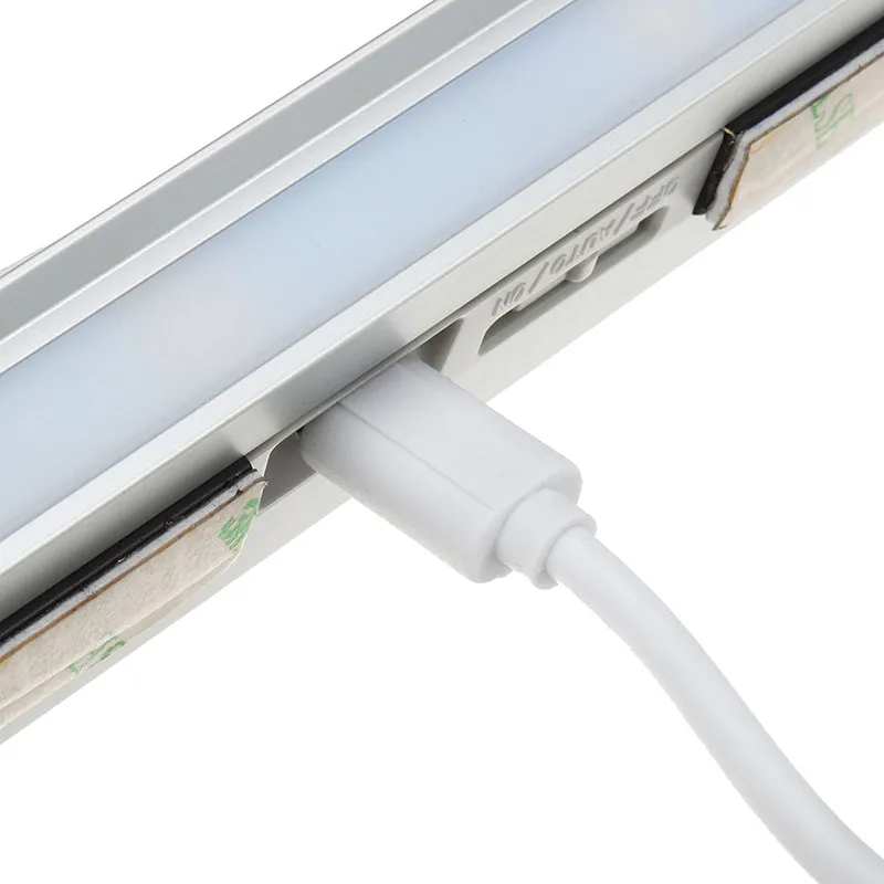 CLAITE светодиодный шкаф светильник и движения PIR Сенсор 10 бар Портативный USB
