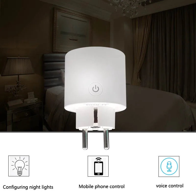 Wi Fi Smart мощность Plug ЕС розетки удаленного голос/APP управление функция времени Homekit