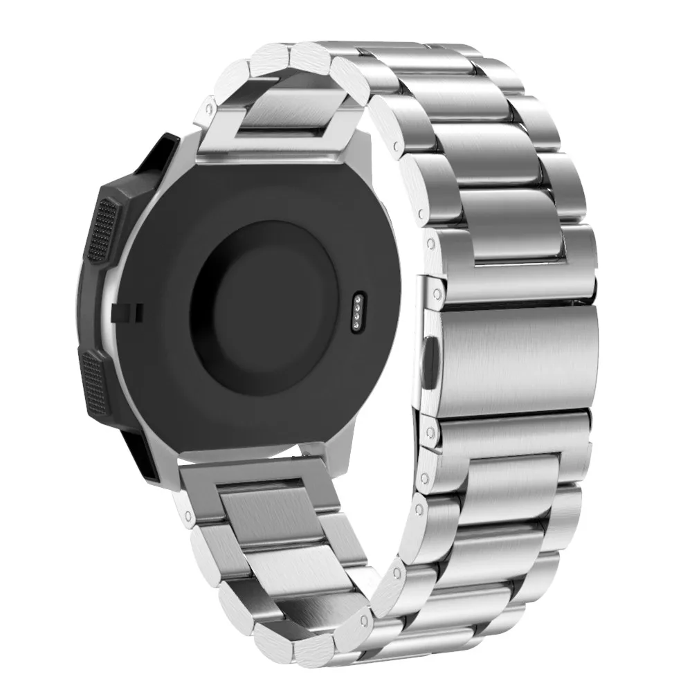Сменные часы из нержавеющей стали ремешок браслет для Garmin Природный браслет ремешок Smartwatch