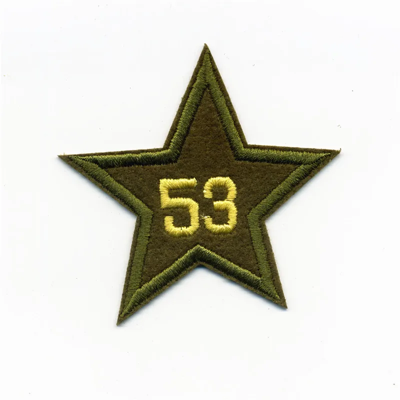 Куртки бомберы со звездами в армейском стиле колледжа нашивки с вышивкой утюгом