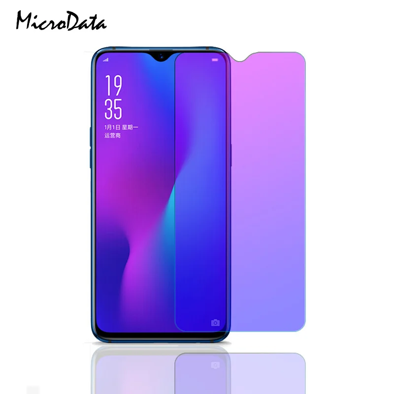 Микроданные для oppo R15 R17 R11 Plus Dream R15X R11S анти синее закаленное стекло защиты экрана