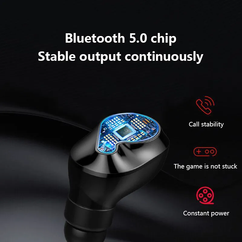 HATOSTEPED Bluetooth наушники беспроводные IPX5 водонепроницаемые 2600 мАч Fone de ouvido