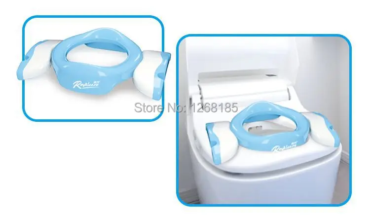 Портативный детский дорожный горшок для автомобиля складной маленький Туалет
