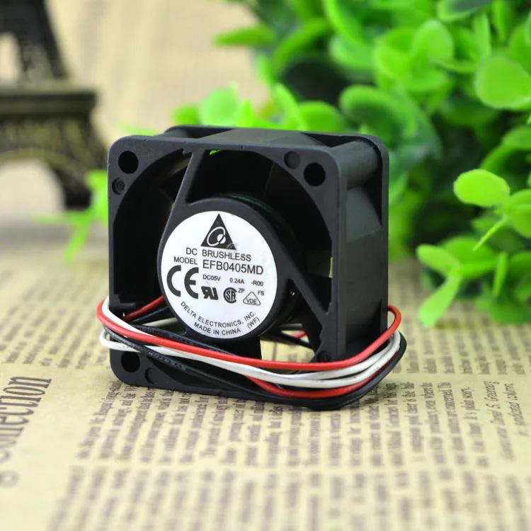 Бесплатная Доставка. 5 где v0 EFB0405MD 4 cm4020. 24 двойной шариковый подшипник вентилятора