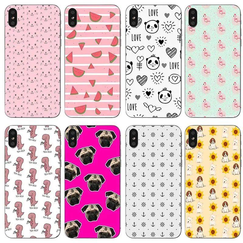 Прозрачный мягкий чехол из ТПУ для iPhone X/XR/XS Max/10/7/6/6s/8 Plus/4/мобильный