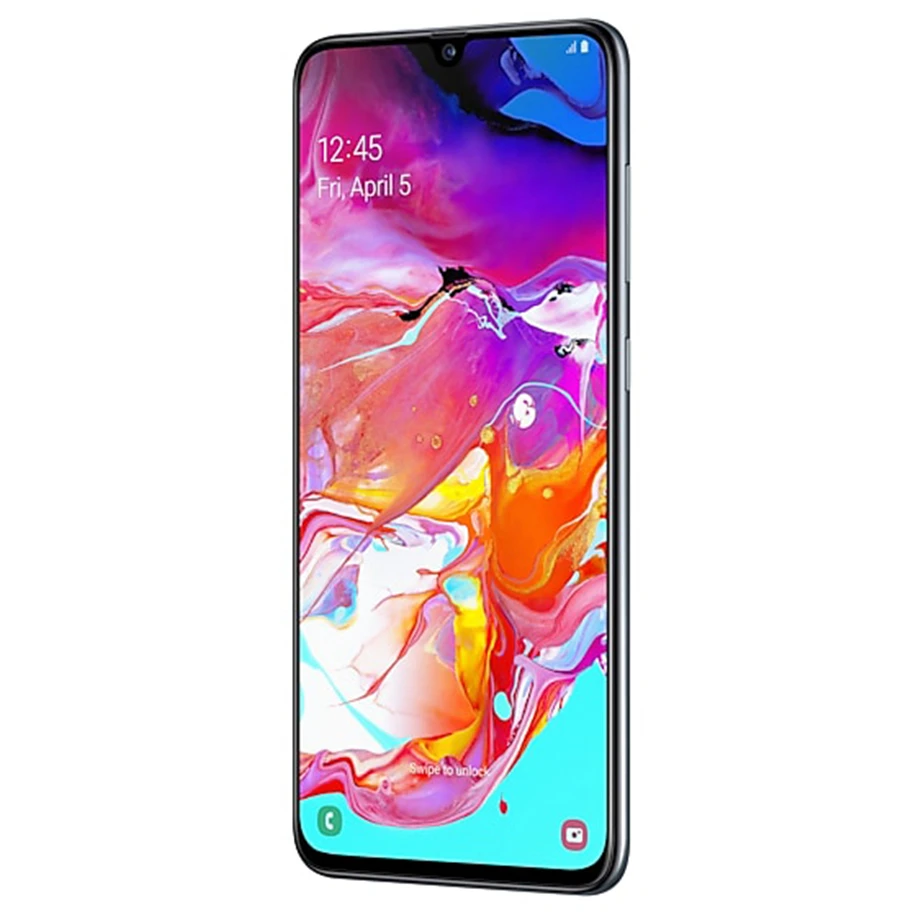 Samsung Galaxy A70 A7050, две sim-карты, четыре ядра, 6,7 дюймов, 4 камеры, 6 ГБ/8 ГБ ram, 128 ГБ rom, мобильный телефон Snapdragon 675, NFC