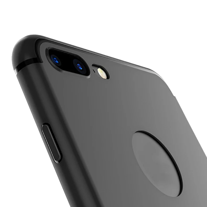 Роскошный тонкий силиконовый Капа для iPhone 11 Pro Max XS Max XR 5 5S Крышка черный мягкий матовый ТПУ чехол для телефона для iPhone 7 8 6 6S Plus