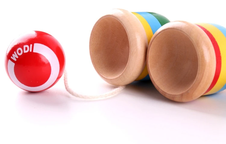 Дети Японский деревянные игрушки Kendama Кубок и мяч дошкольных образовательных подарок открытый весело Вечерние игры и игрушки для детей