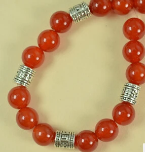 Tibetan silver mantras metal antiqued flower beads Drum shaped OM MANI PADME HUM amulet bead 20Pcs | Украшения и аксессуары