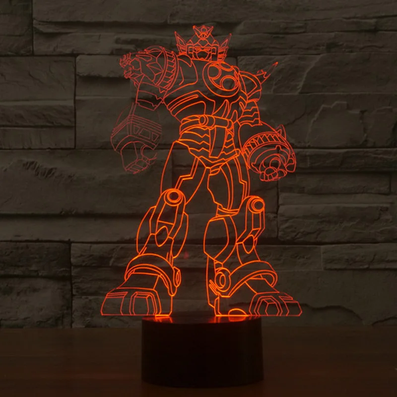 3D Led 26 см творческая атмосфера настольная лампа игрушка