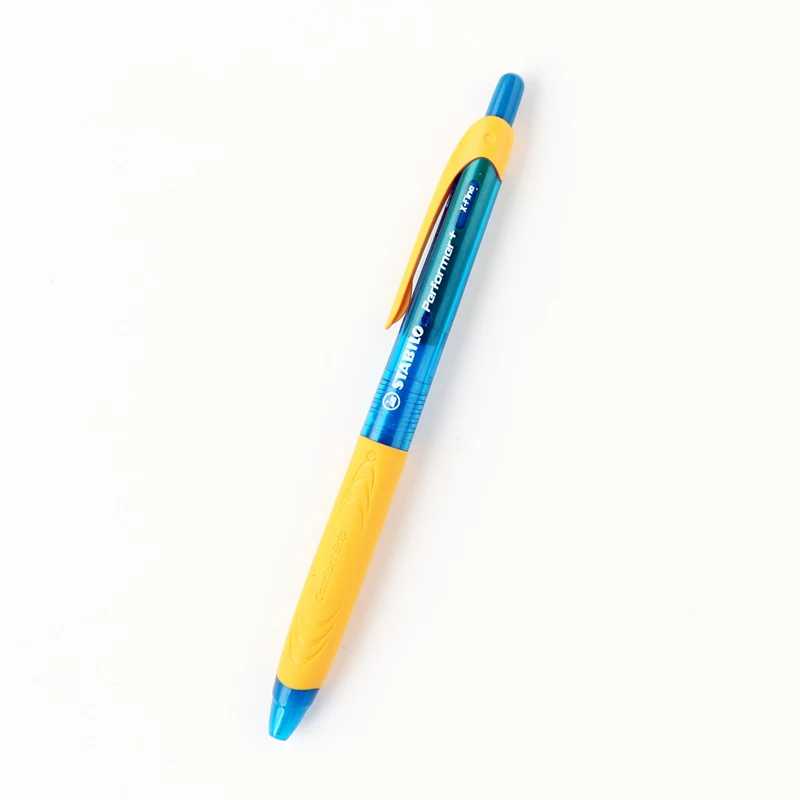 Orange Body Blue Ink Stabilo 328 перфоратор+ гелевая чернильная Ручка-роллер Sketch шариковая ручка 0,5 мм Германия 9 цветов - Цвет: Orange Body Blue Ink