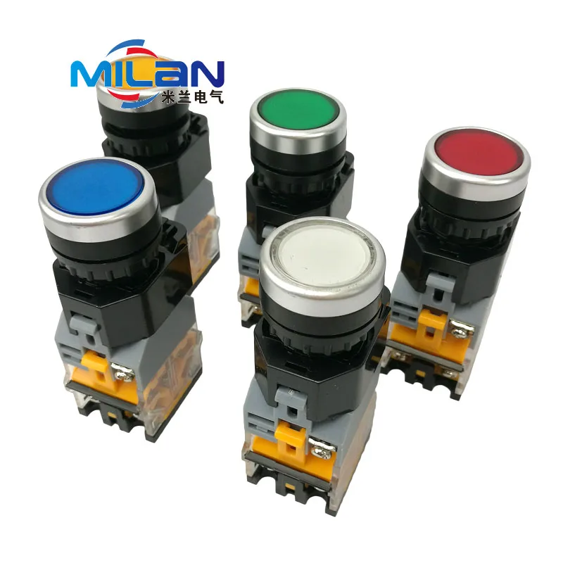 Светодиодные индикаторы длина 22 мм 203 В 24 В|switch with light|switch switchswitch on off light |