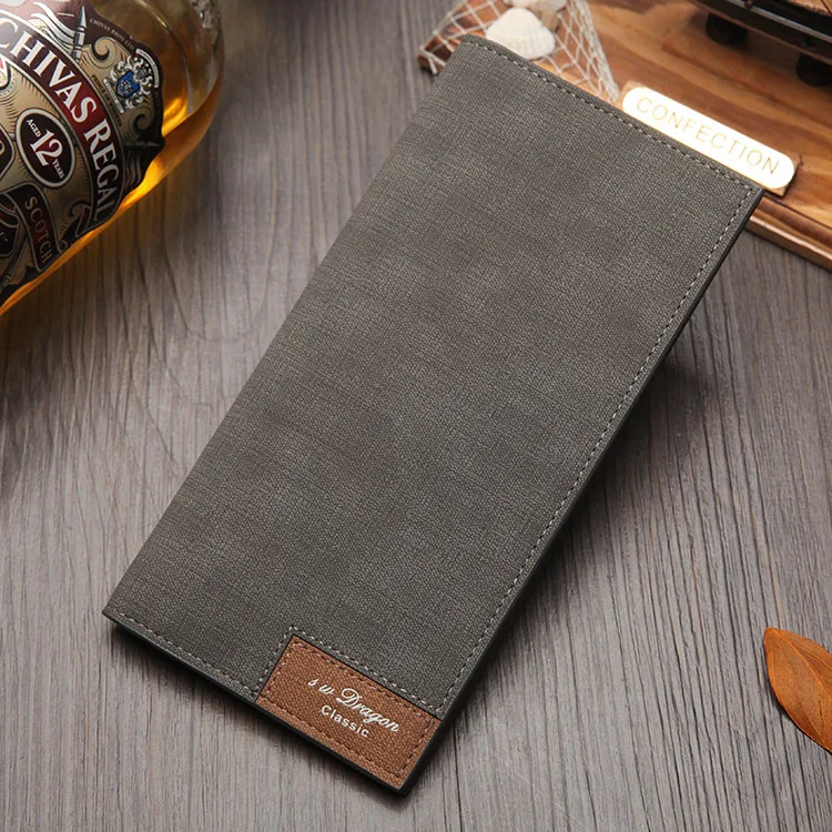 Тонкий мужской кошелек TQX1115 Винтажный дизайн|purse card holder|wallet vintagemale purse |