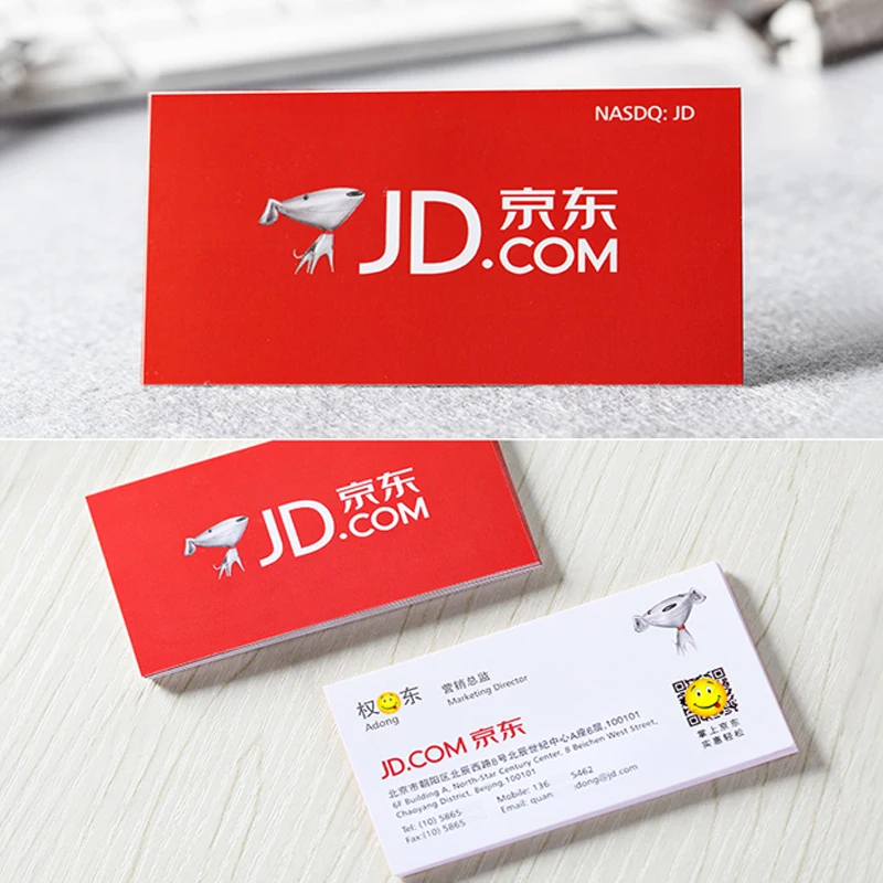 300 г художественная бумага визитная карточка с пользовательским логотипом