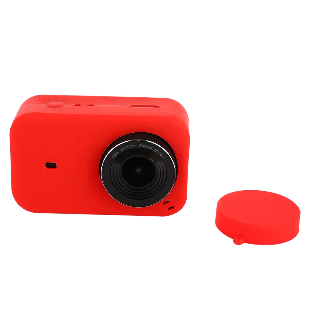 Tekcam защитный силиконовый чехол с крышкой объектива для xiaomi Mijia Аксессуары мини