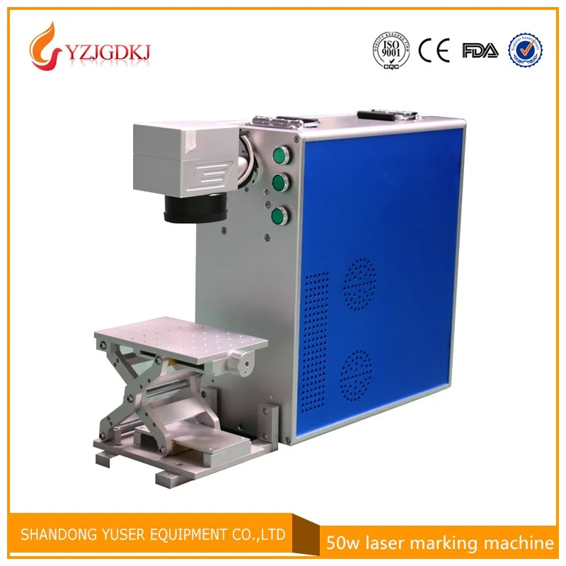 Fiber laser marking machine 50w metal marking machine fiber diy engraving machine free shipping to Russia