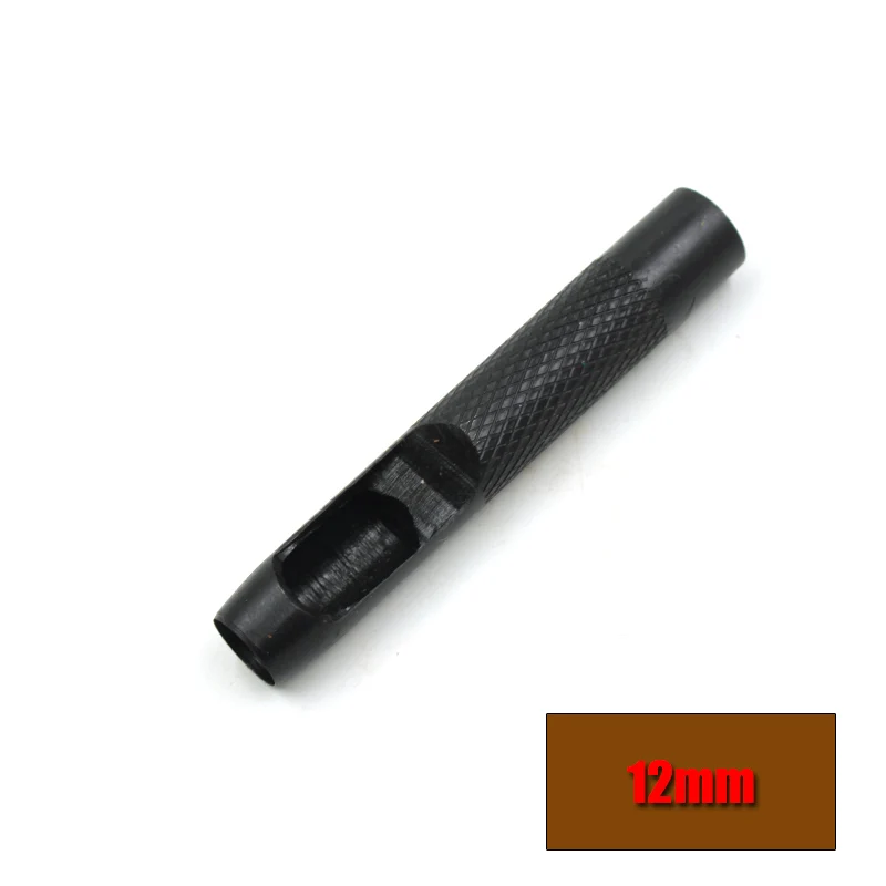 12mm 1 шт., набор кожаных круглых отверстий для рукоделия, дырокол, инструменты для пробивания, сверления, ушко, дырокол, инструмент для рукоделия, кожевенное ремесло - Цвет: 12mm