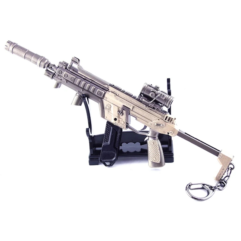 

APEX Legends Gun Models Keychin Rifle Gun Battle Royale Key Chains Metal Children Keyring Gifts