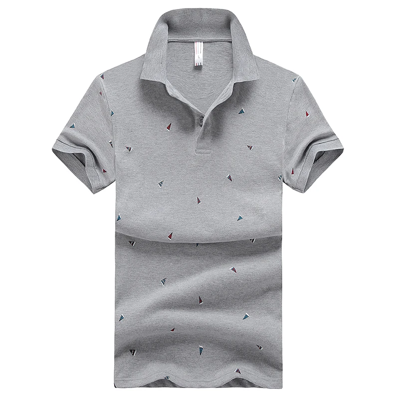 Liseaven Brand Men's Polo Shirts Cotton Print Polos Short Sleeve Camisas Men Tops Summer Male Shirt | Мужская одежда