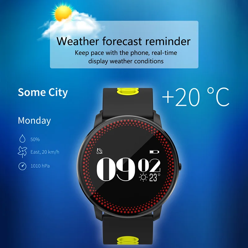 Смарт браслет с Bluetooth Time Owner CF007 напоминания о погоде SMS/App Push спортивный режим