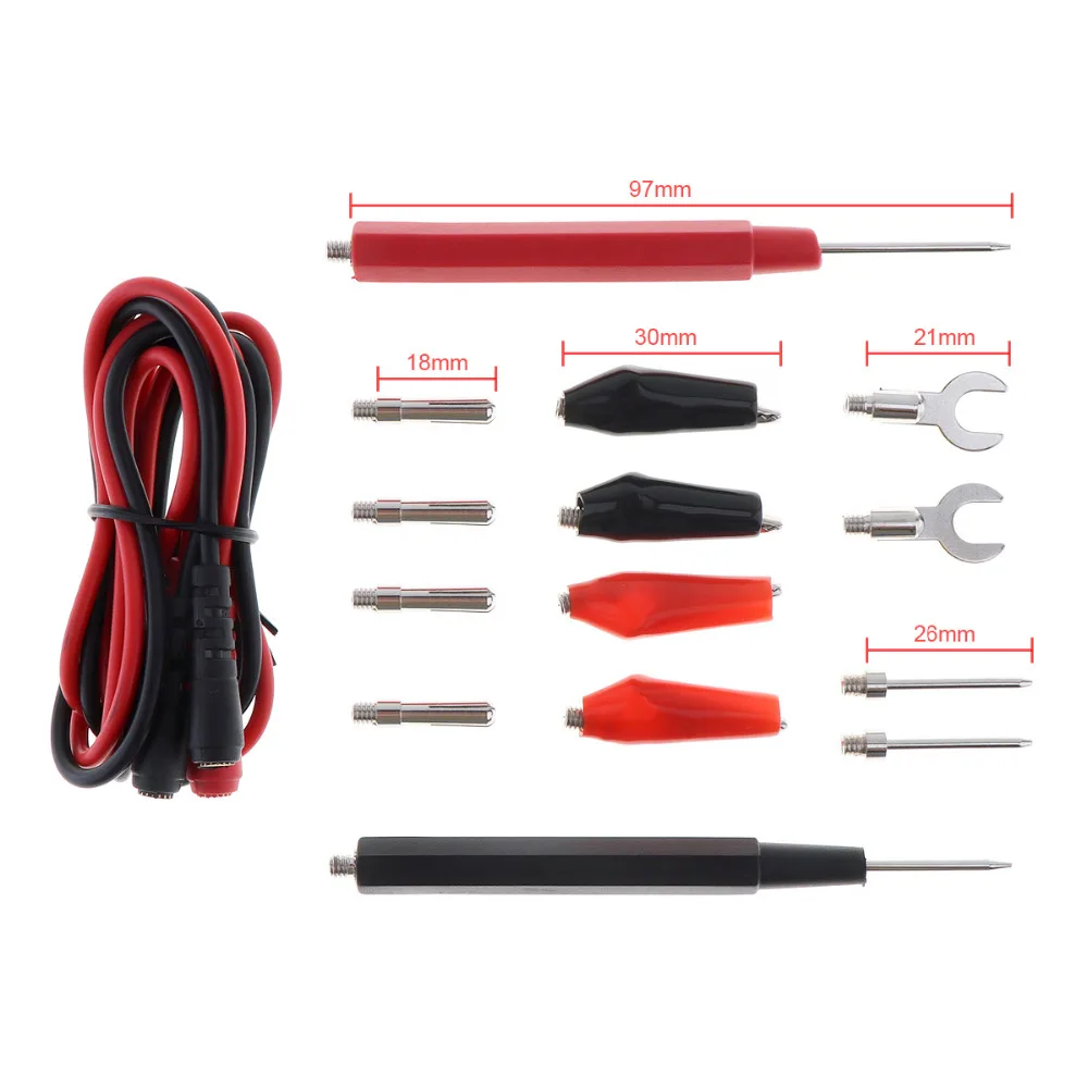 Комплект испытательных ПРОВОДОВ 16 шт./лот кабель Аллигатор цифровой