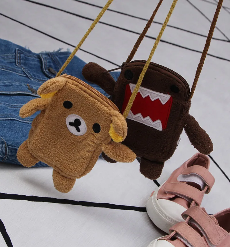 Оригинальный японский domo Кун Медведь Rilakkuma плюшевый Кошелек для детей|Плюшевые