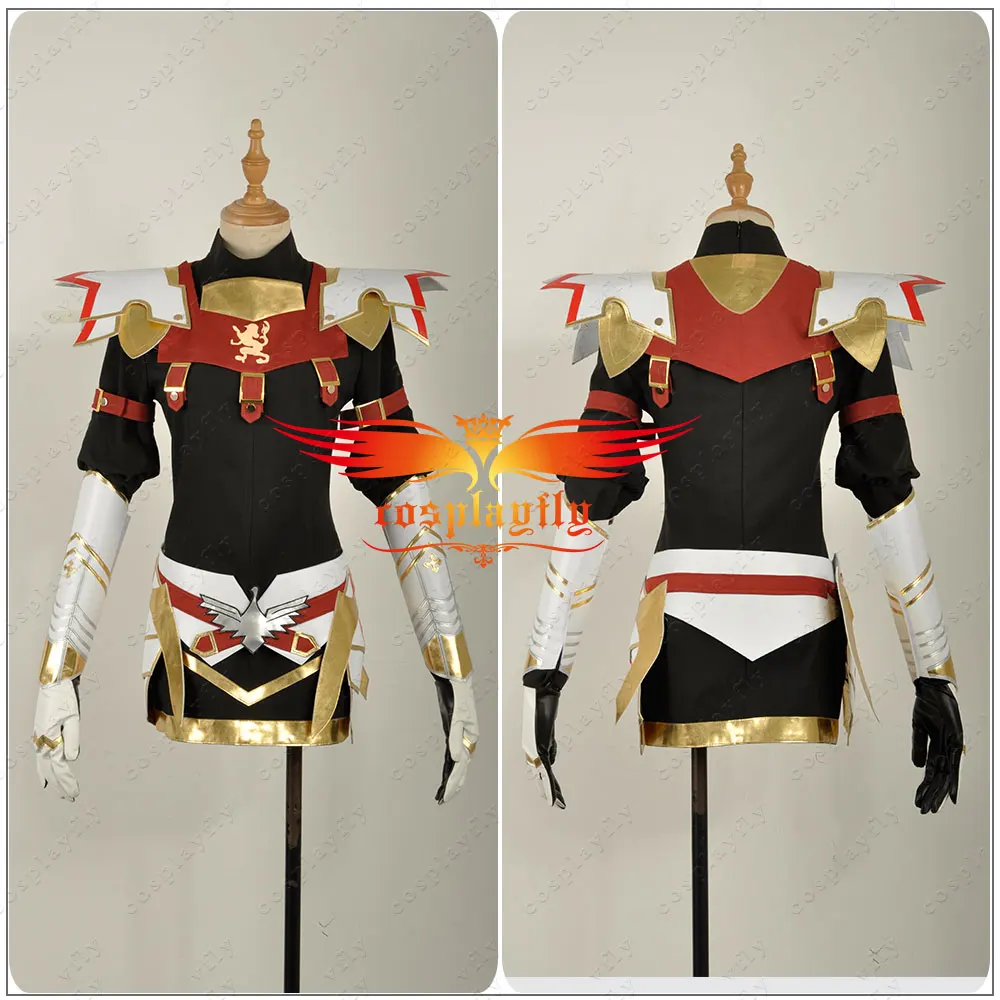 Anime FATE/Rider Girl Gown Astolfo Cosplay Costume Long Sleeve Black Dress Cloak Tight Skirt Sashes in Stock Halloween