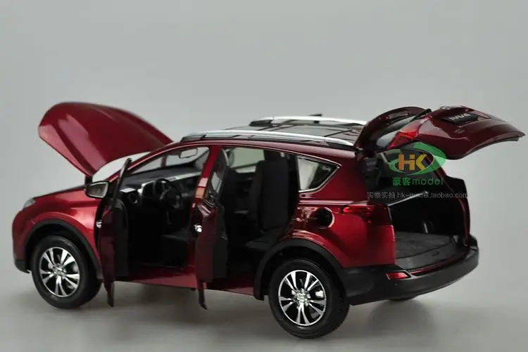 Новинка 1/18 Toyota RAV4 SUV литая под давлением модель игрушечного автомобиля коллекция для взрослых подарки на день рождения