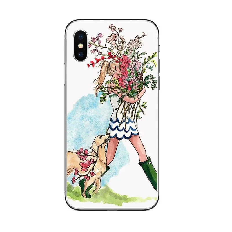 Мягкий силиконовый чехол для iPhone X 6 7 8 plus 5|Бамперы| |