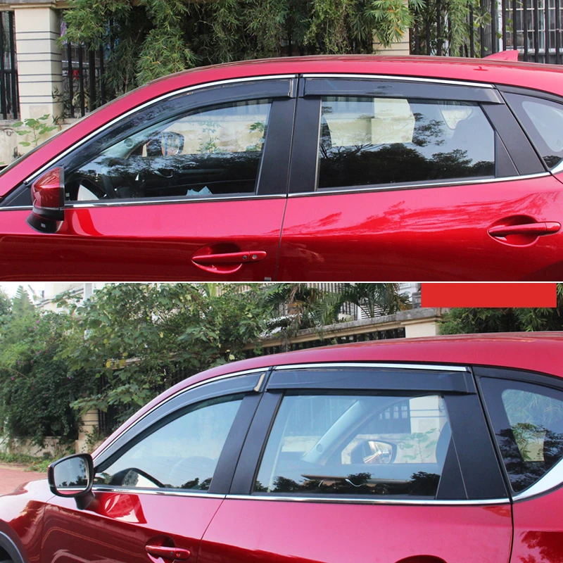 Защитный козырек от дождя и солнца для Mazda CX5 2012 2016/ 2017 2018 оконный защита ветра