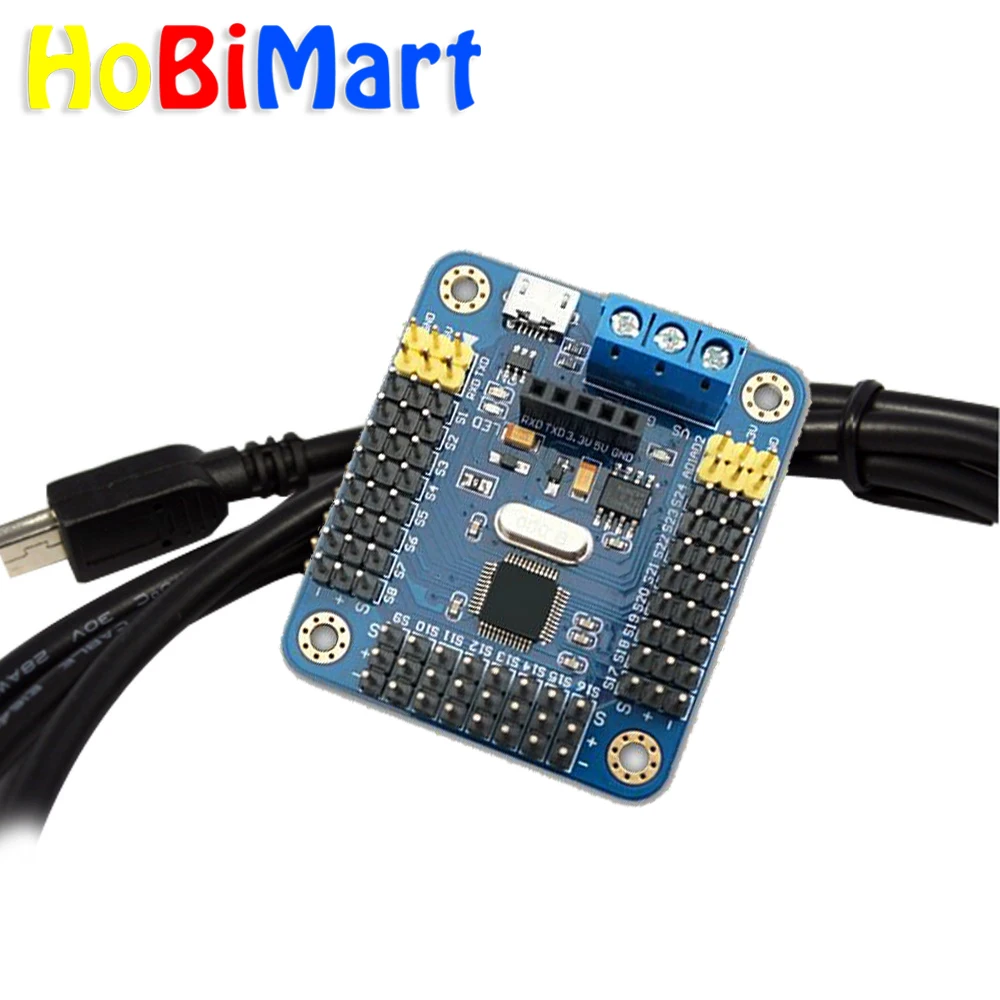 HoBiMart USB 16 channel robot DC servo controll controller board Motor Drive Shield USC-1robot project 1pcs/lot #J294-1 | Электронные
