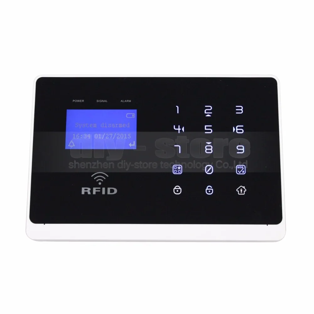 DIYSECUR Беспроводная и Проводная защита зоны GSM домашняя охранная сигнализация +