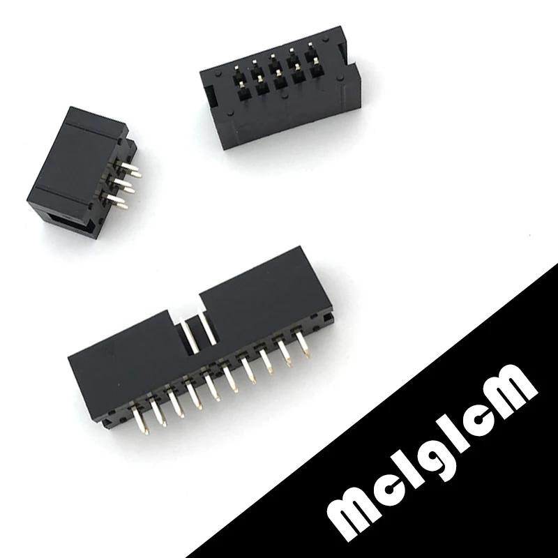 

20PCS JTAG ISP socket straight IDC Box headers connector 2.54mm Pitch Box headers female connector