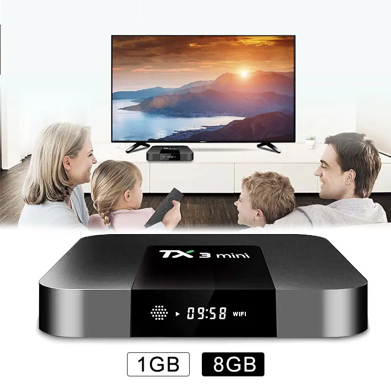 TX3mini Android tv Box Amlogic S905W+ 1 год French Spain немецкий PT IP tv подписка Франция IP tv 5000Live+ 3500VOD WiFi tv Box