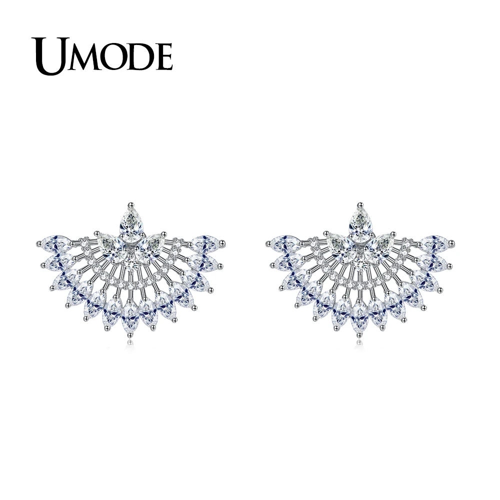 Милые необычные серьги гвоздики UMDOE с кристаллами для женщин хит продаж