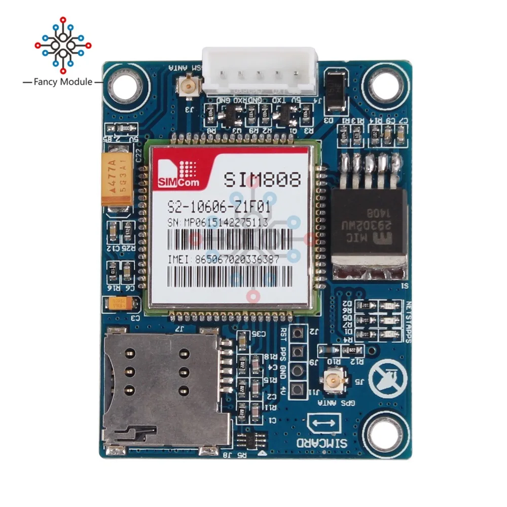 

SIM808 макетная плата GSM GPRS GPS Bluetooth SMS модуль 5-18 в новый