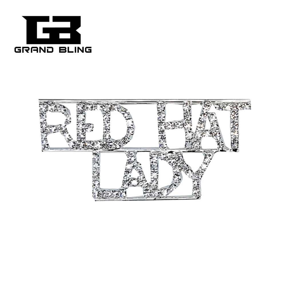 Брошь со стразами ювелирные изделия булавка Красная шляпа для женщин член